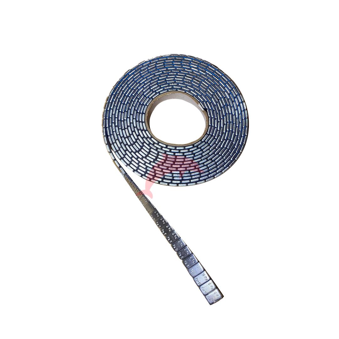 CONTRAPESO ADESIVO AÇO FE 5G RÉGUA (ROLO COM 500 PEÇAS)