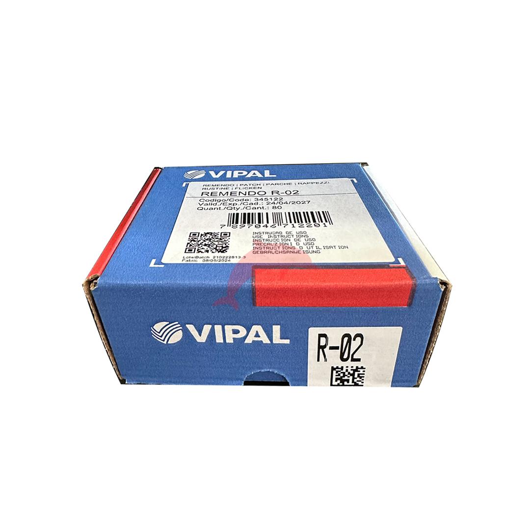 REMENDO VIPAL R.02 50 MM (CAIXA COM 80 PEÇAS)