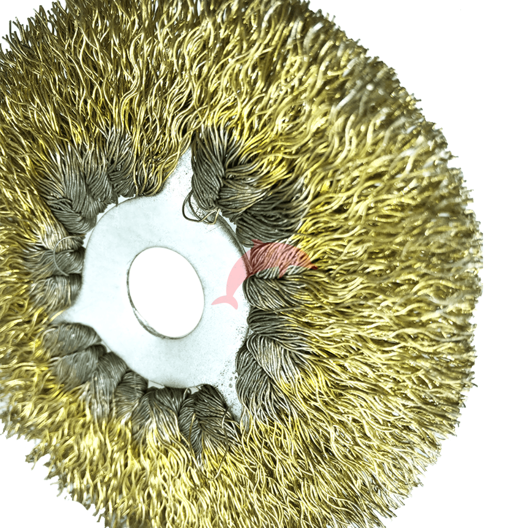 ESCOVA AÇO LATONADO A-35 CALHA RETA - Imagem 2