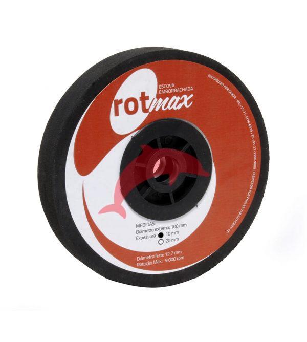 ESCOVA EMBORRACHADA 100X10 MM ROTMAX