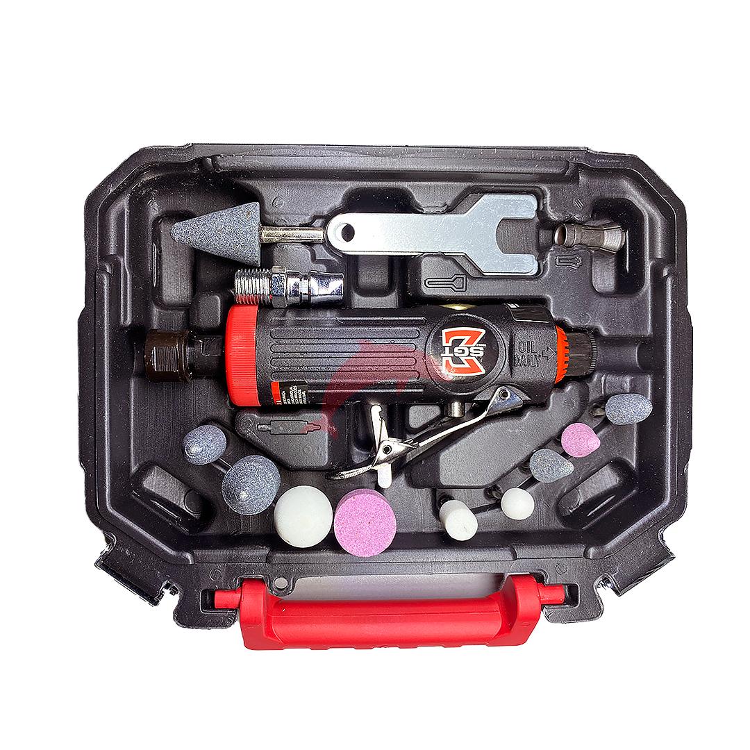 KIT ESMERILHADEIRA PNEUMÁTICA 22.000 RPM 1/4