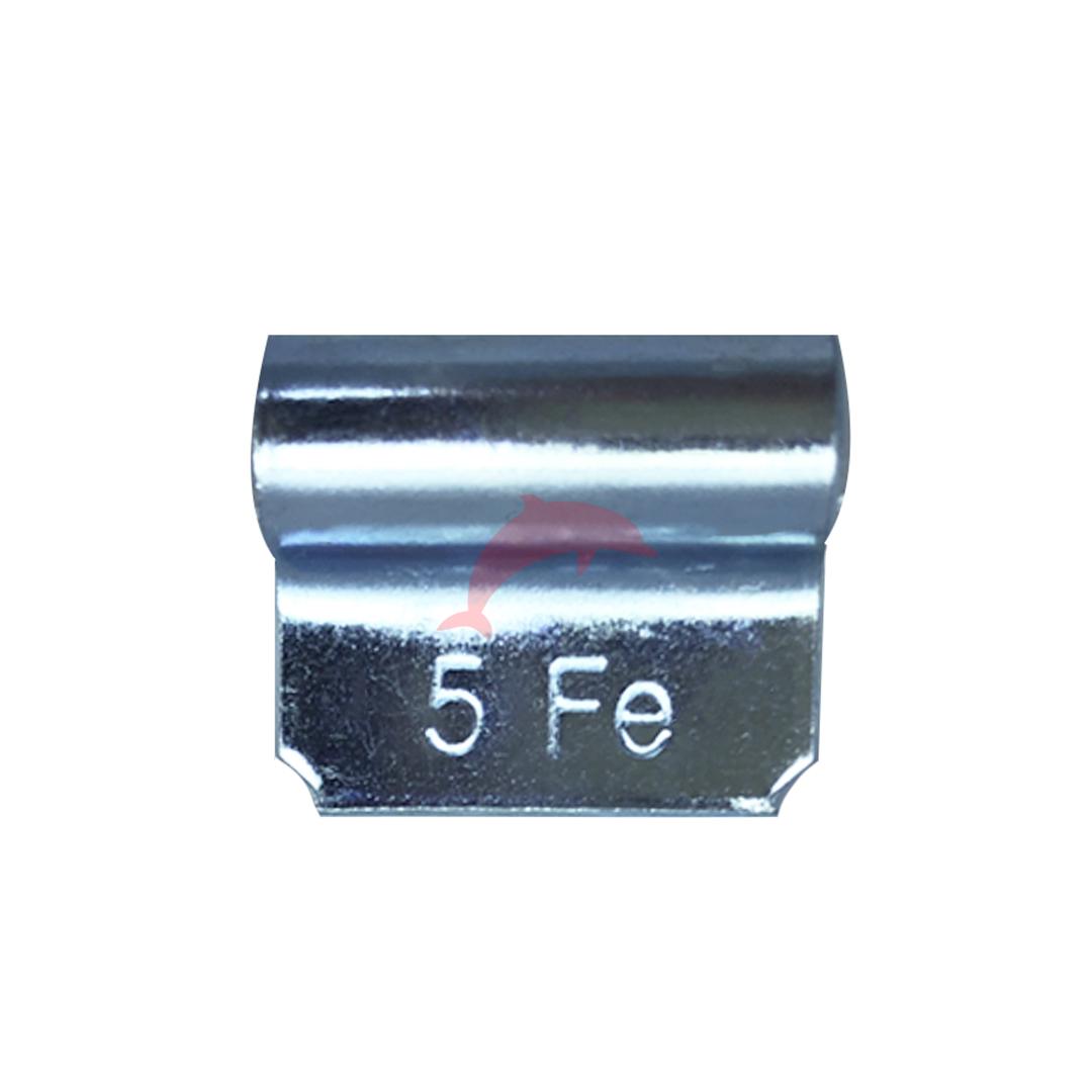 CONTRAPESO AÇO PARA RODA DE AÇO 05G (SACO COM 100 PEÇAS)