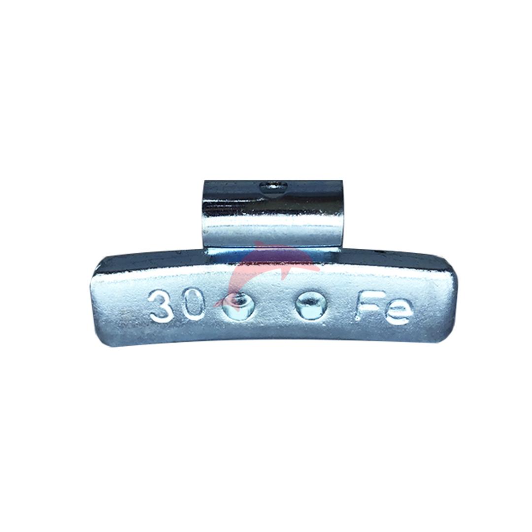 CONTRAPESO AÇO PARA RODA DE AÇO 30G (SACO COM 100 PEÇAS)