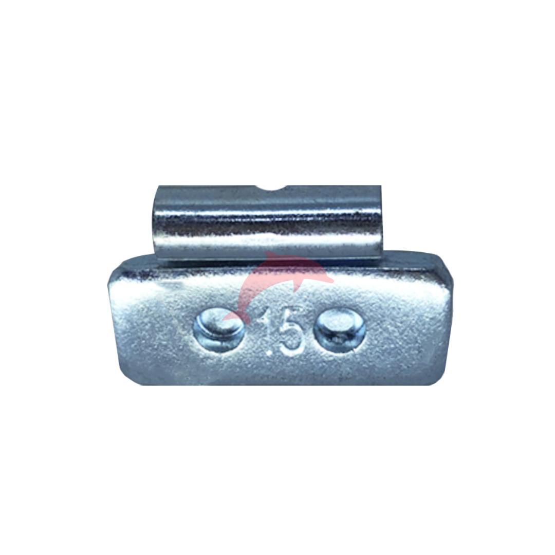 CONTRAPESO AÇO PARA RODA LIGA LEVE 15G (SACO COM 100 PEÇAS)