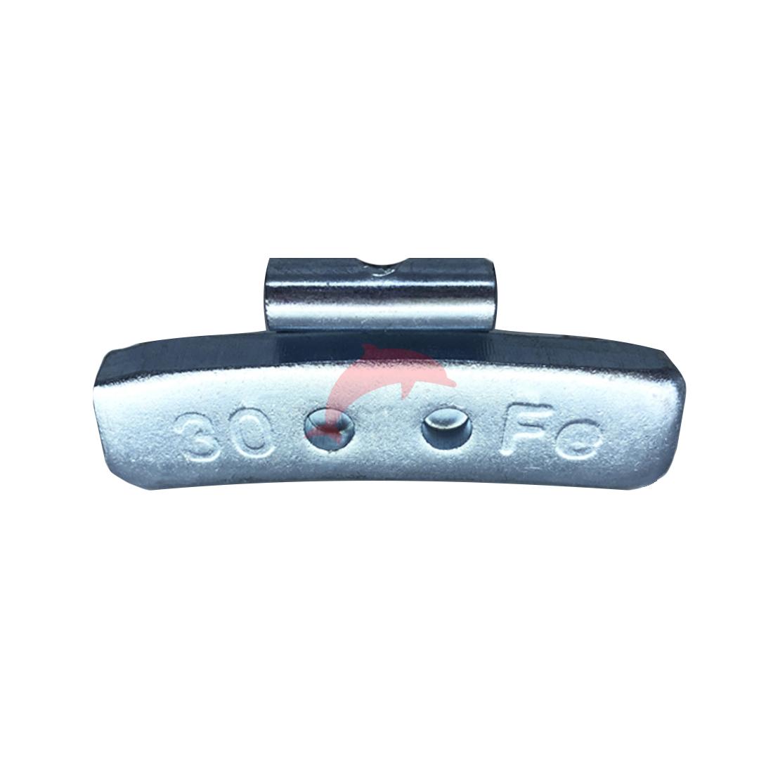 CONTRAPESO AÇO PARA RODA LIGA LEVE 30G (SACO COM 100 PEÇAS)