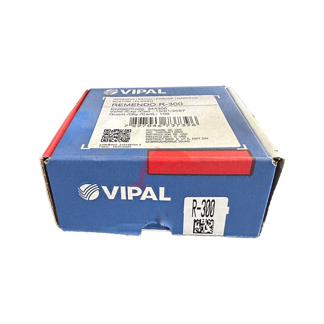 REMENDO VIPAL OVAL 300 75X40 MM (CAIXA COM 100 PEÇAS)